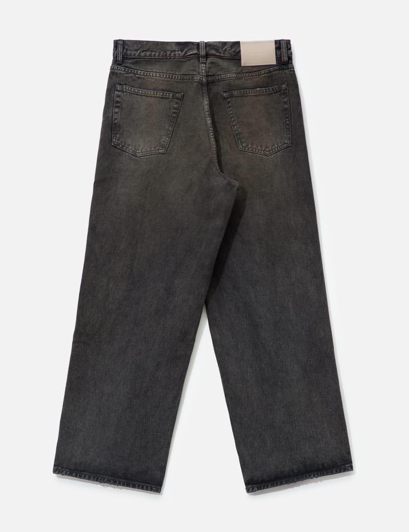 Our Legacy Vast Cut - Wide high-rise Italian denim with vintage