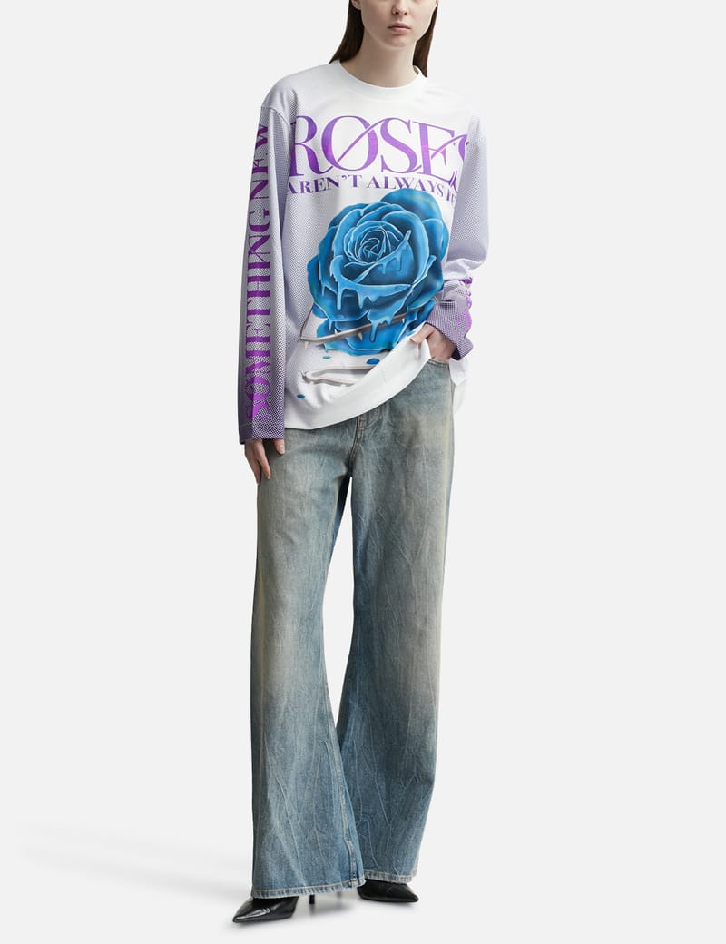 【Burberry】ローズ プリント トップ BURBERRY Rose Print Top | endource