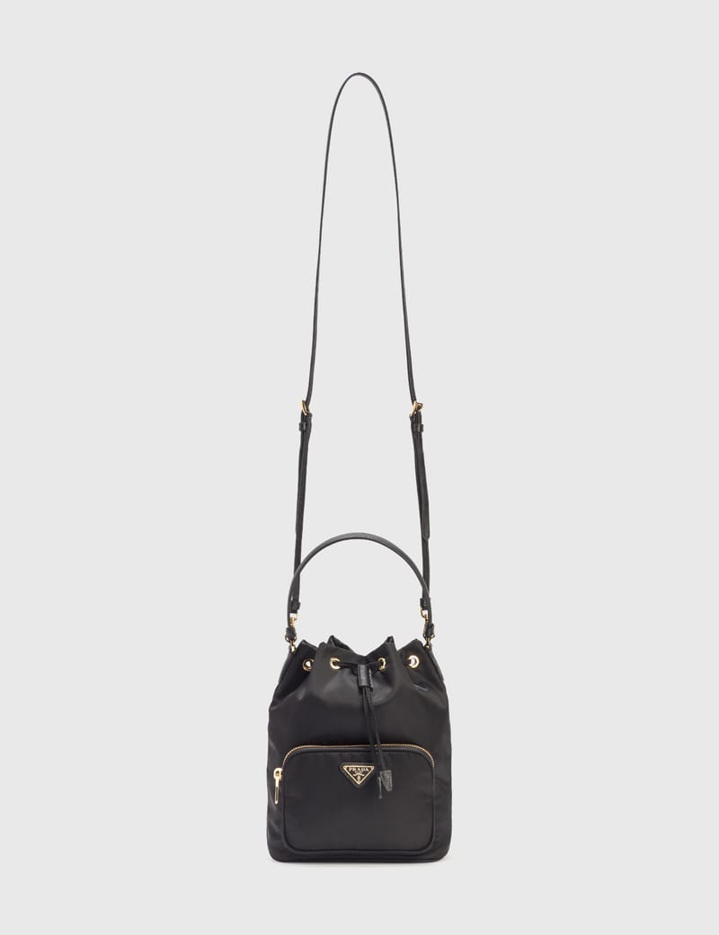 Prada - Duet Re-nylon Bucket Bag | HBX - Globally Curated Fashion And ...