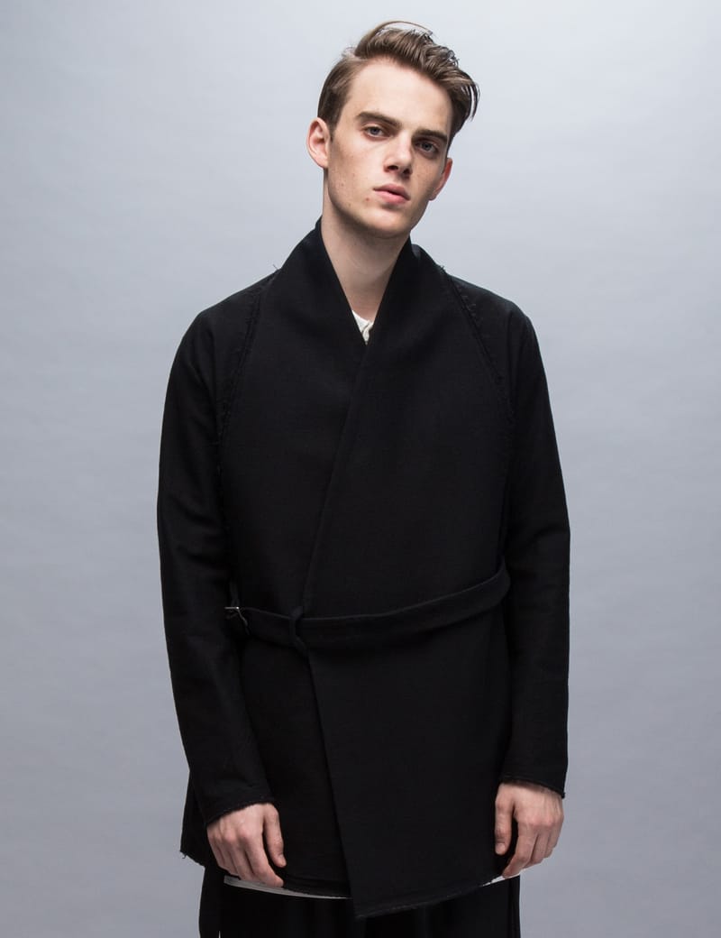 Damir Doma コットン　ジャケット Damir Doma // Black Cotton Raw Edge Jacket – VSP Consignment