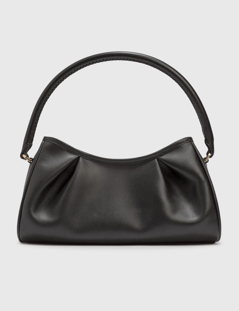 バッグ・カバンその他 ELLEME Women Bags SMALL DIMPLE CRYSTAL STRASS LEATHER SILVER DimpleMoonPebbledLeatherSesame