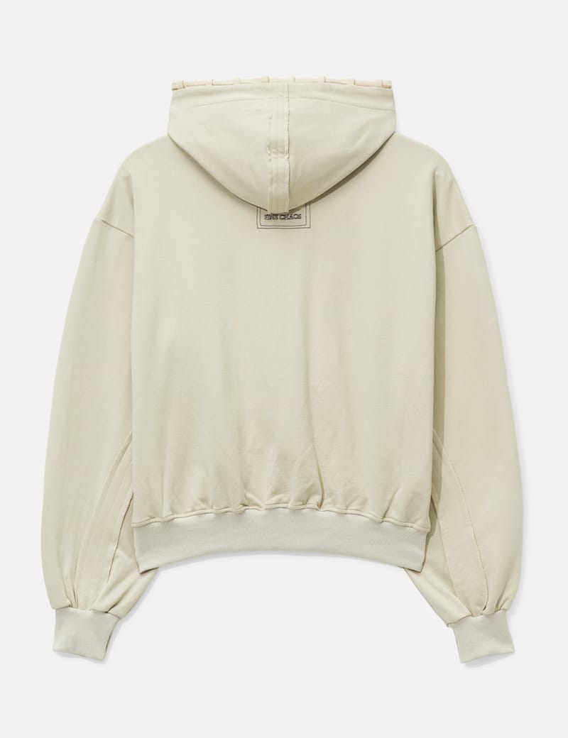 FINE CHAOS Hugs Hoodie - Oversized organic cotton zip-up with bold