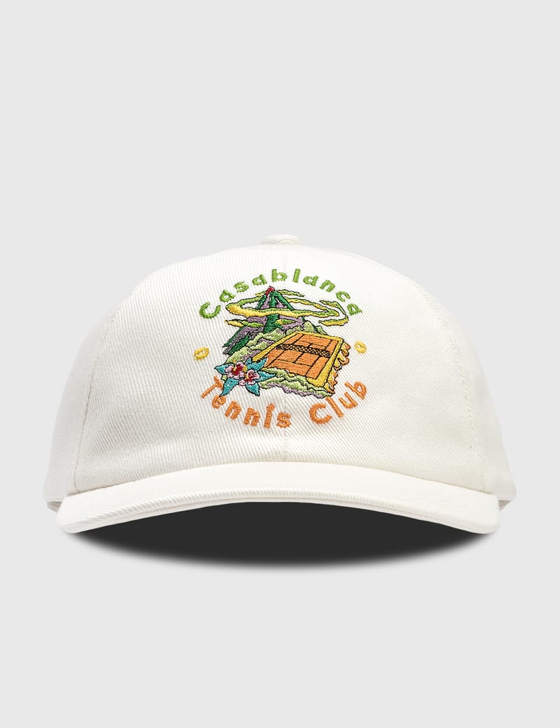 Casablanca - Casablanca Tennis Club Embroidered Cap | HBX