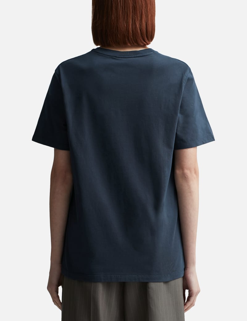 FOX HEAD PATCH REGULAR TEE SHIRT ネイビー FOX HEAD PATCH CLASSIC TEE-SHIRT | Maison Kitsuné