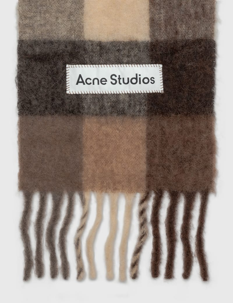 Acne Studios - ヴァリー チェック スカーフ | HBX - ハイプビースト