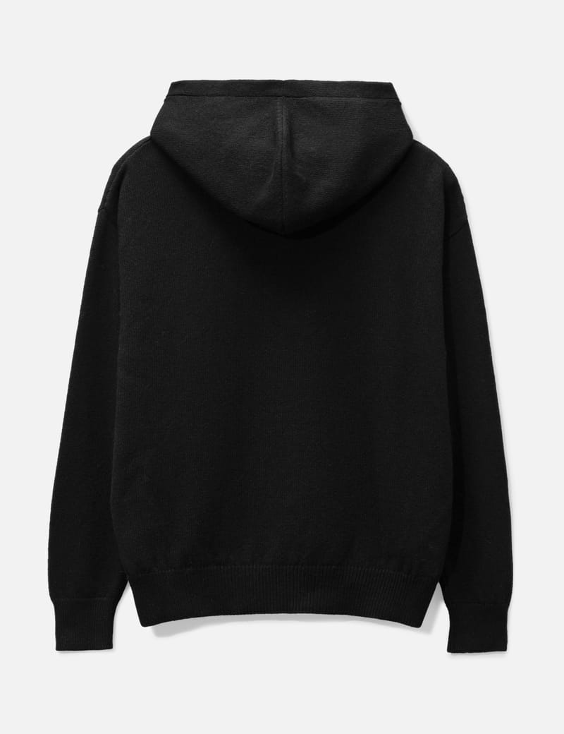 パーカー・フーディ Palm Angels Hooded Black Cotton Sweatshirt Palm Angels Black hoodie with logo | TheDoubleF