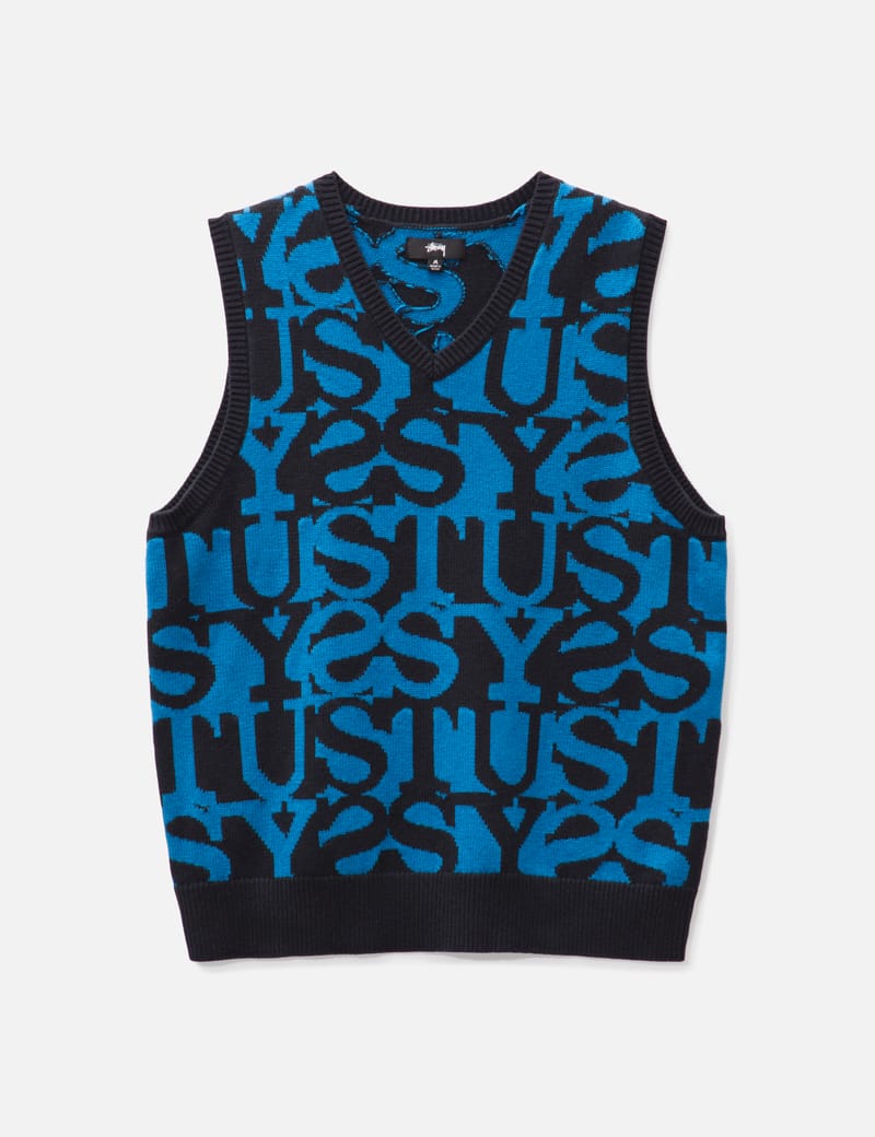 Stüssy - Stacked Sweater Vest | HBX - Globally Curated