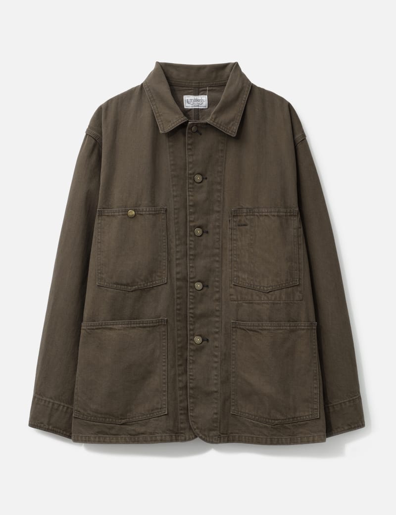 い*き様 Unlikely Chore Jacket Color Denim Unlikely * Unlikely Chore Jacket Color Denim * Brown Wash | public