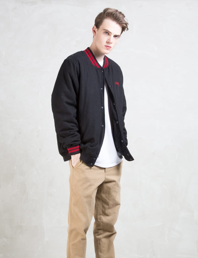 Stüssy - Wool Varsity Jacket | HBX - Globally Curated Fashion and