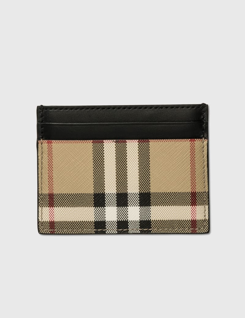 Burberry - ヴィンテージ チェック＆レザー カードケース | HBX
