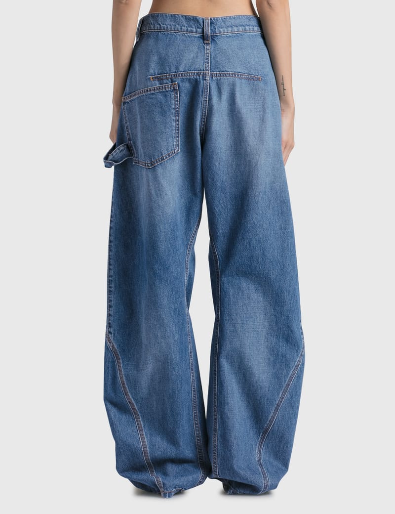 JW Anderson - Twisted Workwear Denim Jeans | HBX - Globally