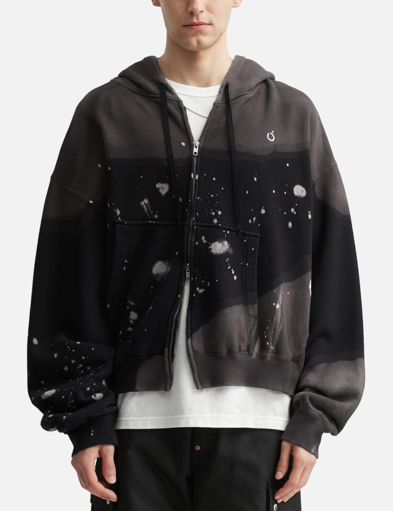 NÒMARHYTHM TEXTILE Hand Dye Twist Parka - Hand-dyed cotton parka