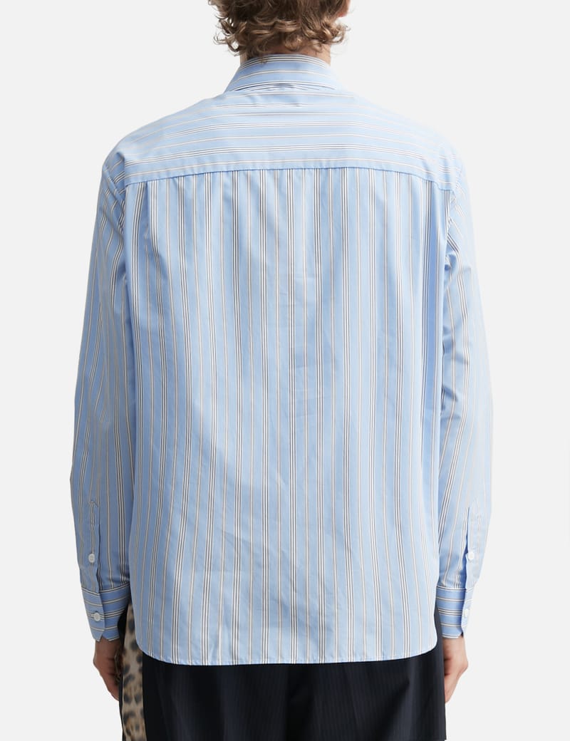 Charles Jeffrey Loverboy Hold Me Shirt - Crisp striped cotton with