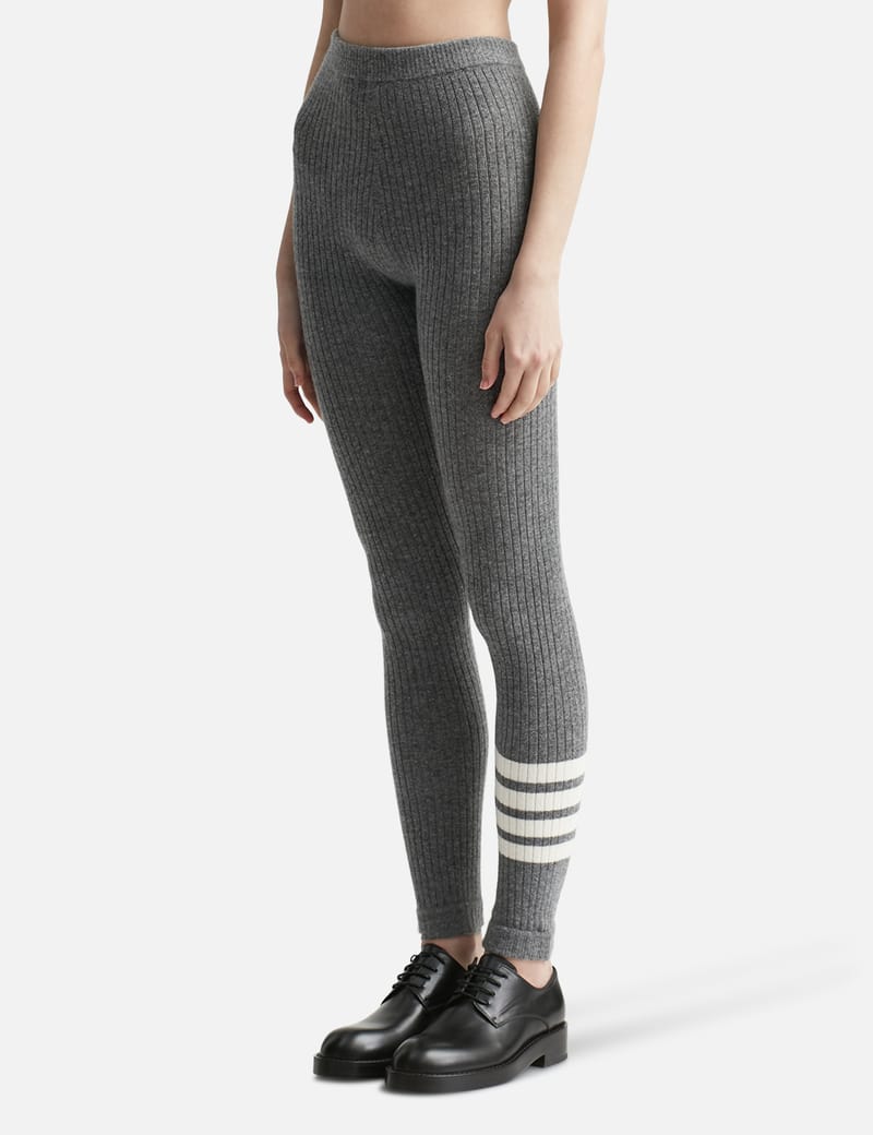 Thom Browne - Striped Knit Leggings | HBX - Globally Curated