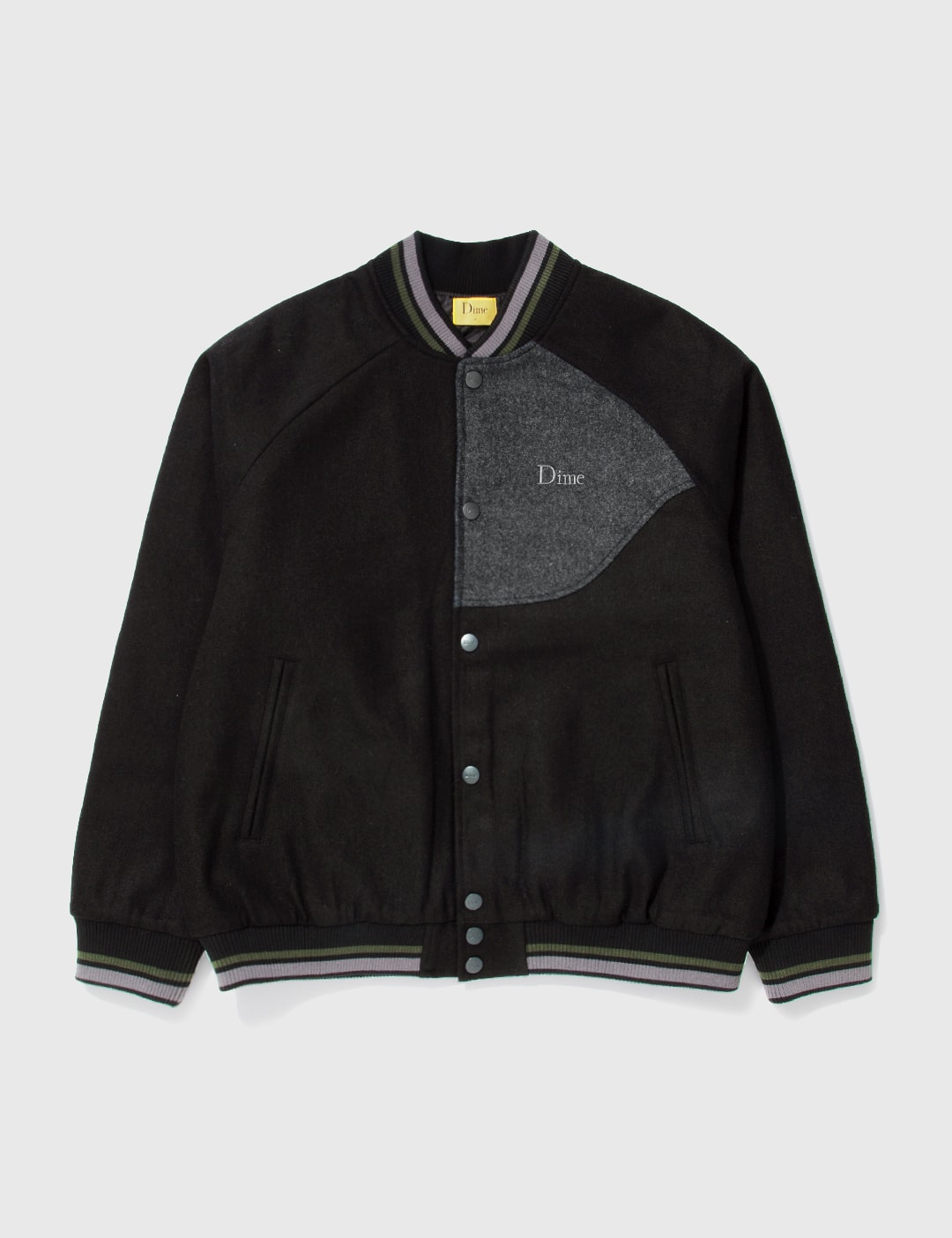 Dime Letterman Wool Jacket HBX Globally Curated Fashion and