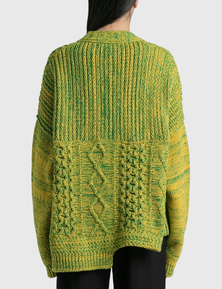 AMBUSH® PATCHWORK KNIT CARDIGAN HBX Globally Curated Fashion and