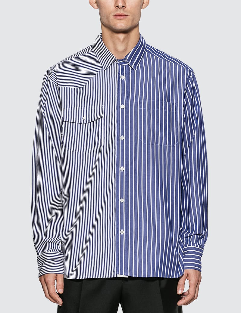 Sacai - Cotton Poplin Shirt | HBX - Globally Curated Fashion and