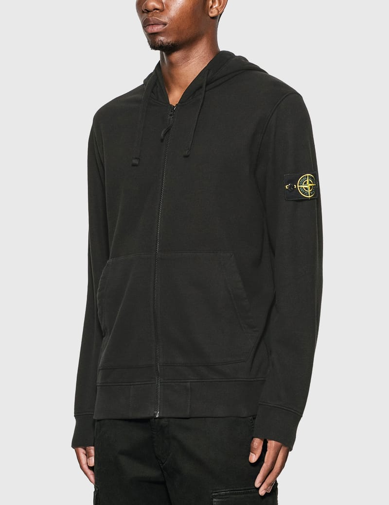 Stone Island - Classic Zip Hoodie | HBX - Globally Curated Stone Island - Classic Zip Hoodie | HBX - Globally Curated