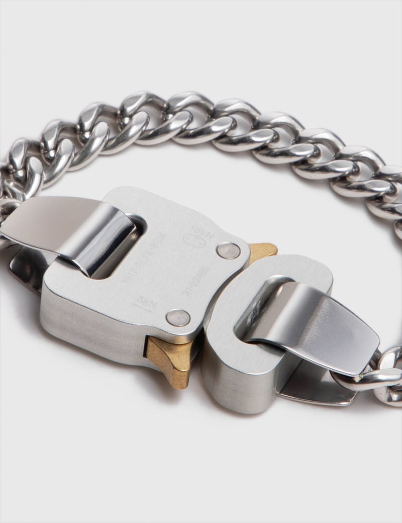 アクセサリー 1017 ALYX 9SM | BUCKLE BRACELET silver 1017 ALYX 9SM Silver Metal Buckle Bracelet 1017 ALYX 9SM