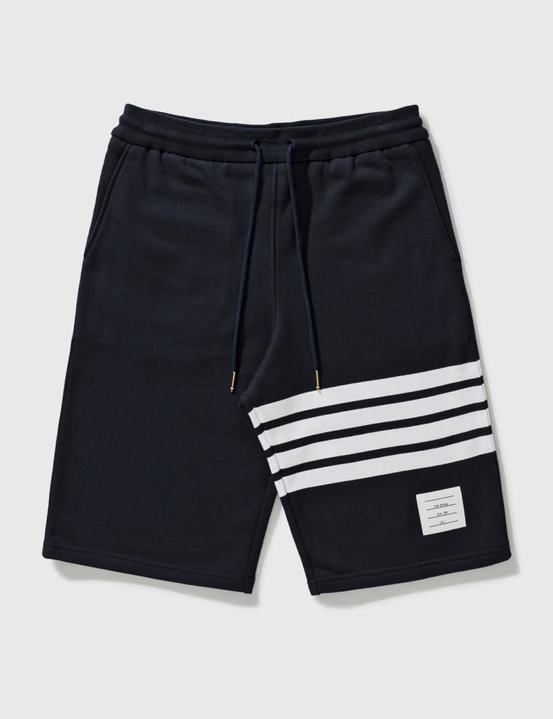 美品 THOM BROWNE スウェットショーツ 4BARライン ネイビー THOM BROWNE スウェットショーツ 4BARライン ネイビー - メルカリ