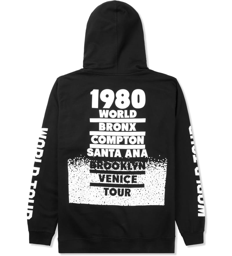 Stüssy - Black NYC Skull Tour Hoodie | HBX - Globally Curated