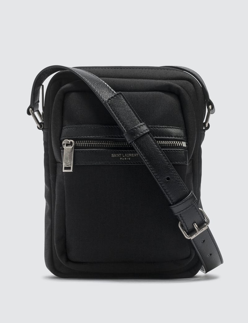 SAINT LAURENT ショルダーバッグ SID POUCH ボディバッグ Saint Laurent - Sid Pouch In Canvas And Leather | HBX