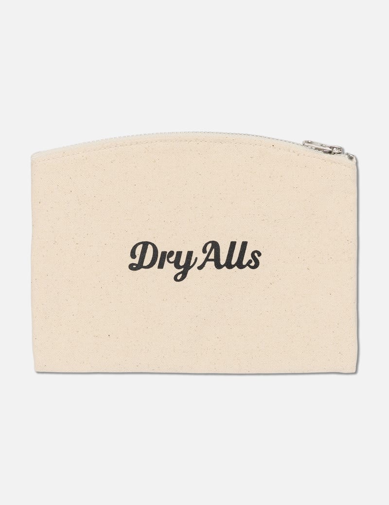 Human Made Accessory Pouch - Red faux-leather double-zip pouch