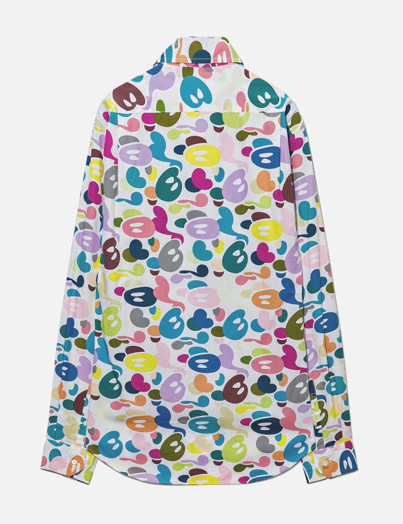 BAPE BAPE Rainbow Shirt HBX Globally Curated Fashion and