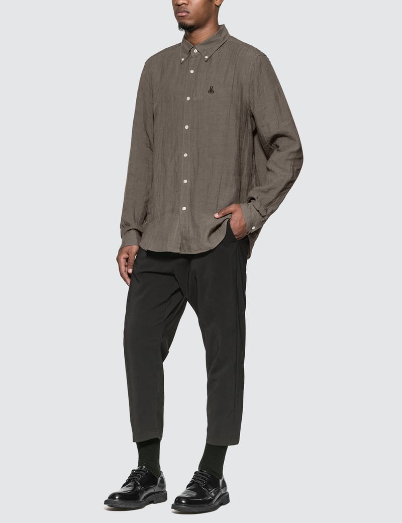 SOPHNET. - Linen Basic B.D Shirt | HBX - Globally Curated Fashion