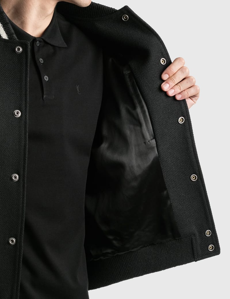 Saint Laurent - Teddy Jacket In Wool | HBX - HYPEBEAST 為您