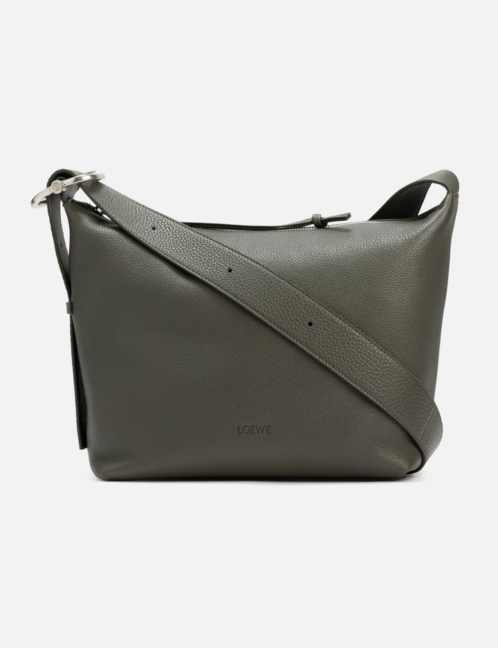 Loewe Loop Loewe Loop Hobo - 深卡其小牛皮手提/斜挎包,标志性扣饰,西班牙制造 | HBX