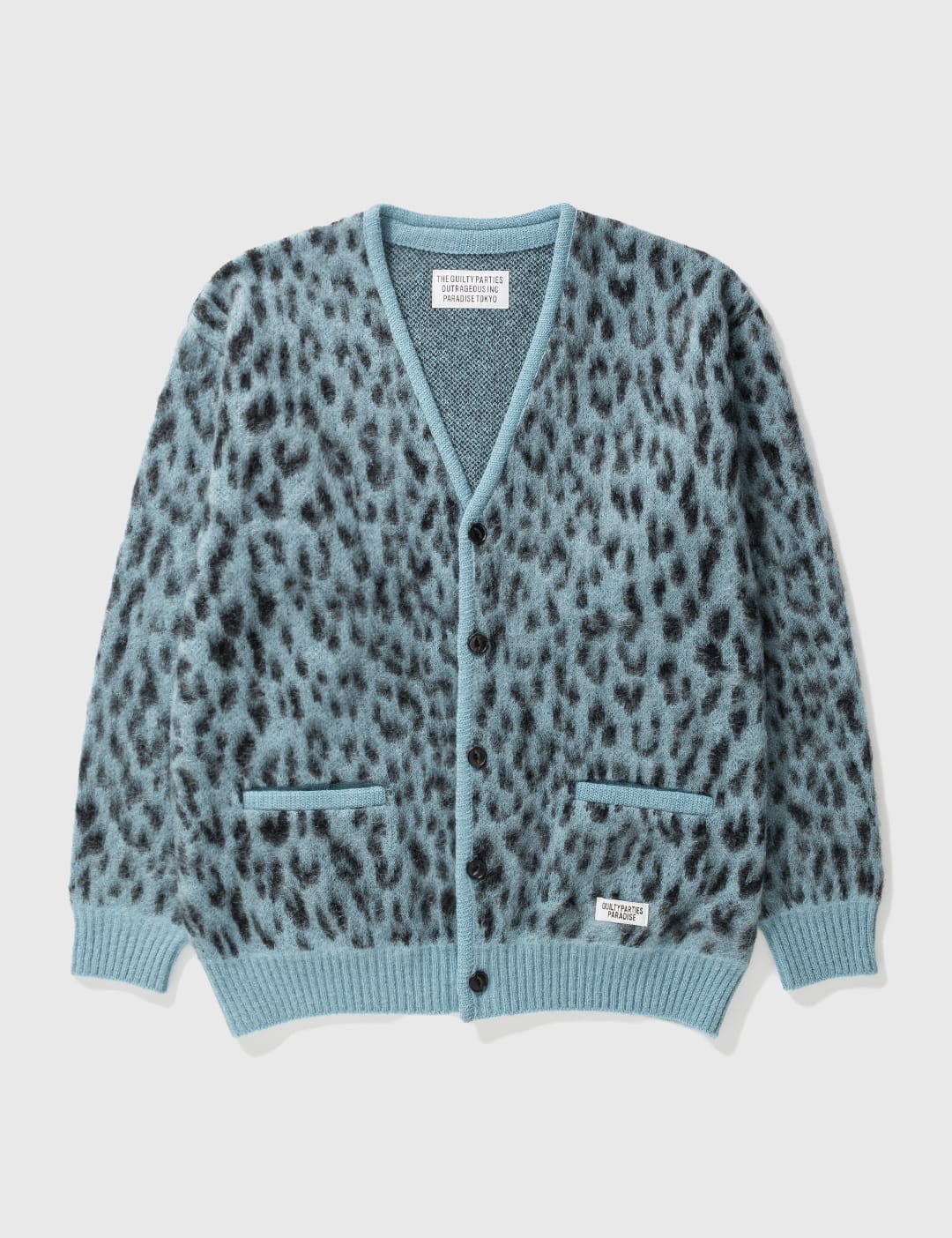 Wacko Maria - LEOPARD MOHAIR CARDIGAN | HBX - Globally Curated Fashion and  Lifestyle by Hypebeast