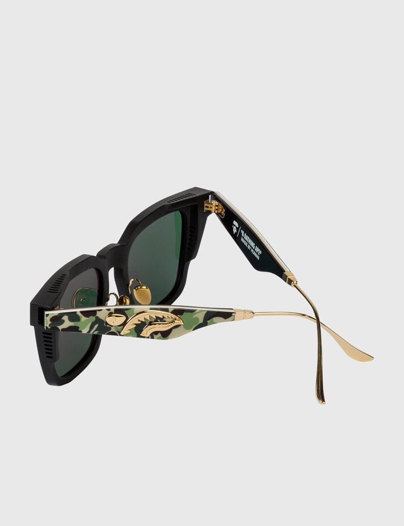 BAPE - Metal Shark Applique Sunglasses | HBX - Globally Curated