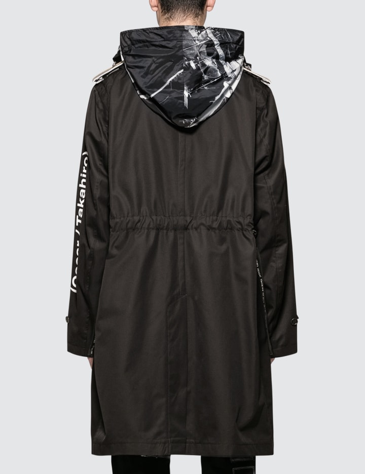 Takahiromiyashita Thesoloist Wrapped Collar Rain Coat HBX