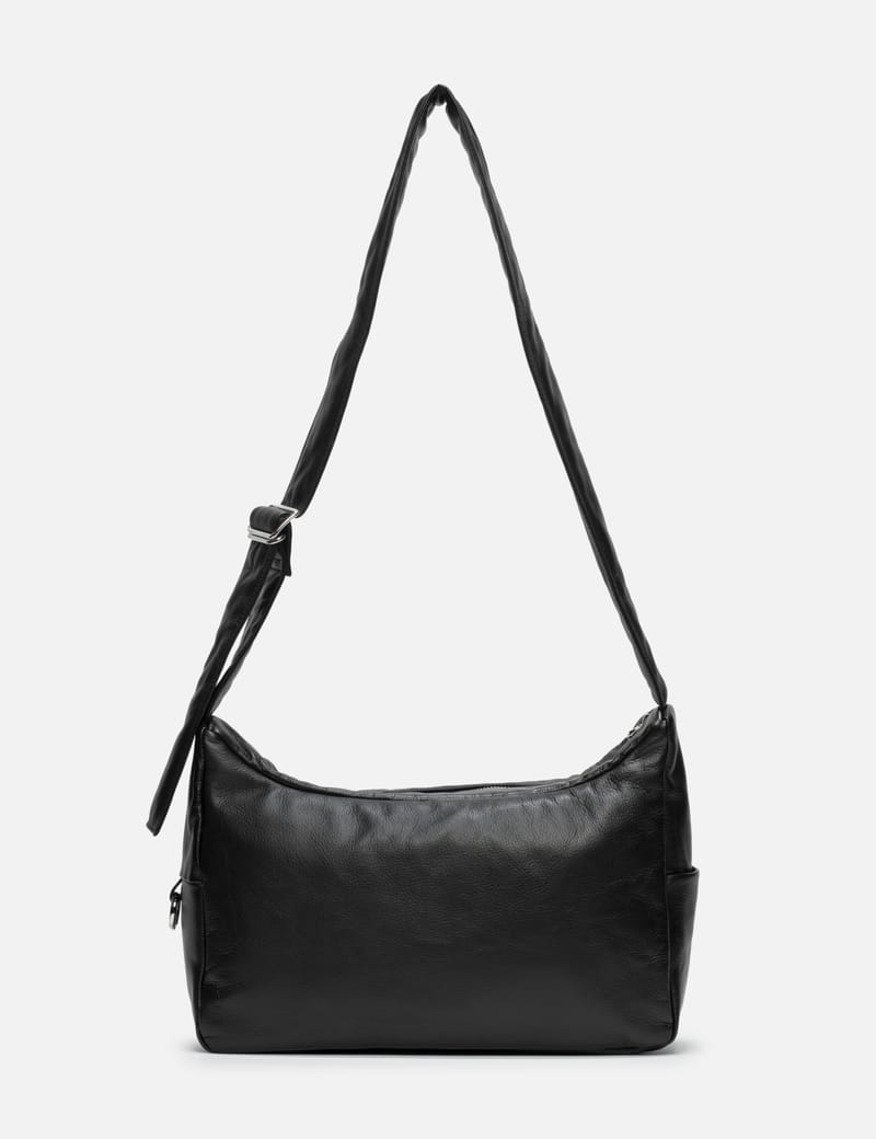 CLESSTE Leather Holiday Bag - Black cowhide crossbody with