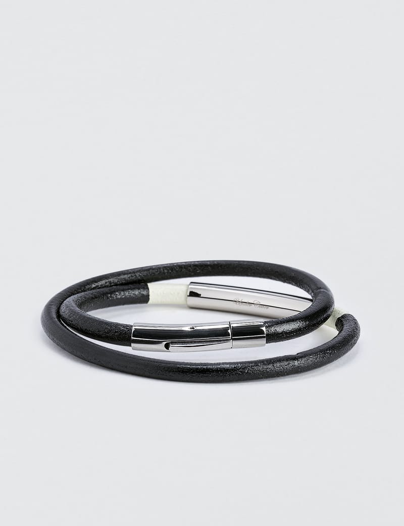 Undercover - Round Leather Cord Double Winding Bracelet | HBX