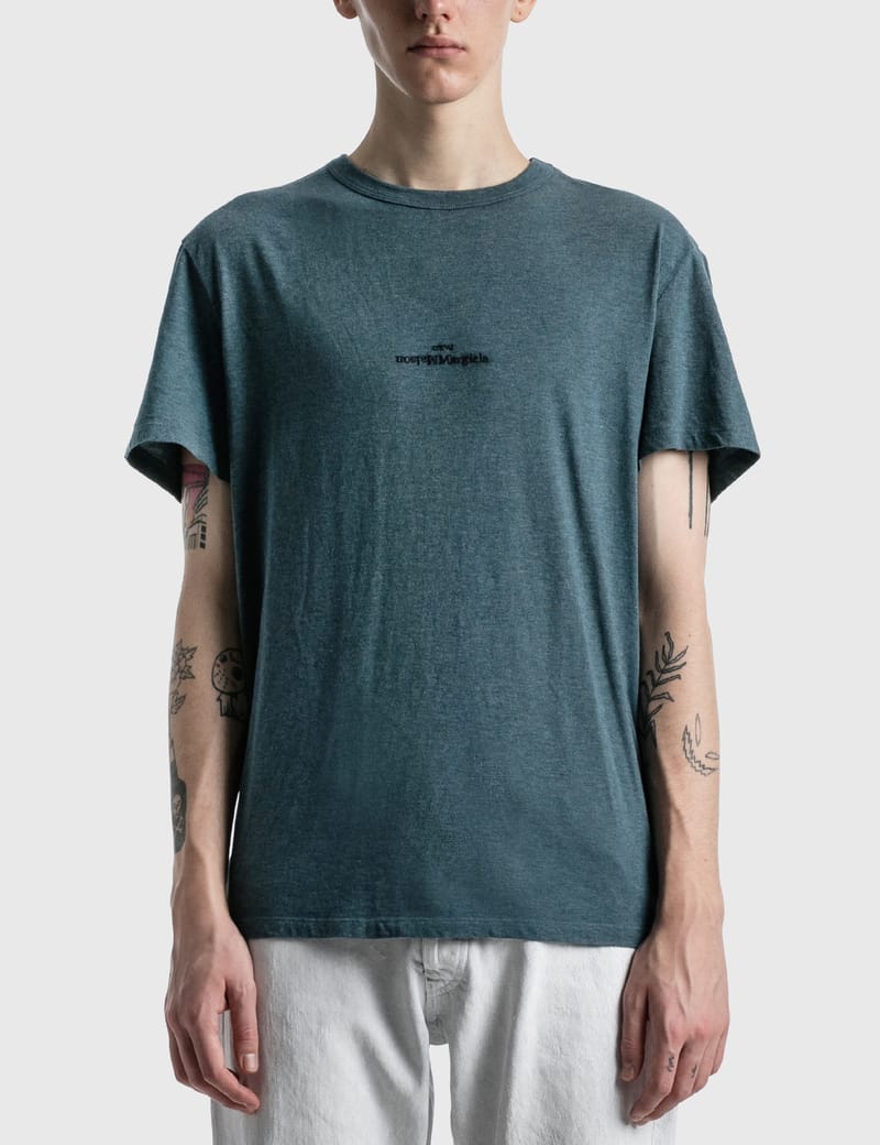 MAISONMARGIELA VIP価格 送料無 アップサイドダウンロゴ Tシャツ メゾン マルジェラ - アップサイドダウン ロゴTシャツ | HBX