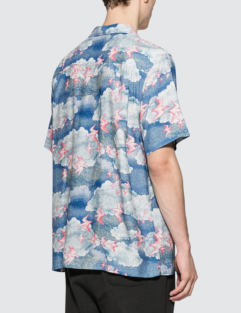 大得価HOT】 STUSSY - STUSSY Clouds And Birds Shirt ステューシー