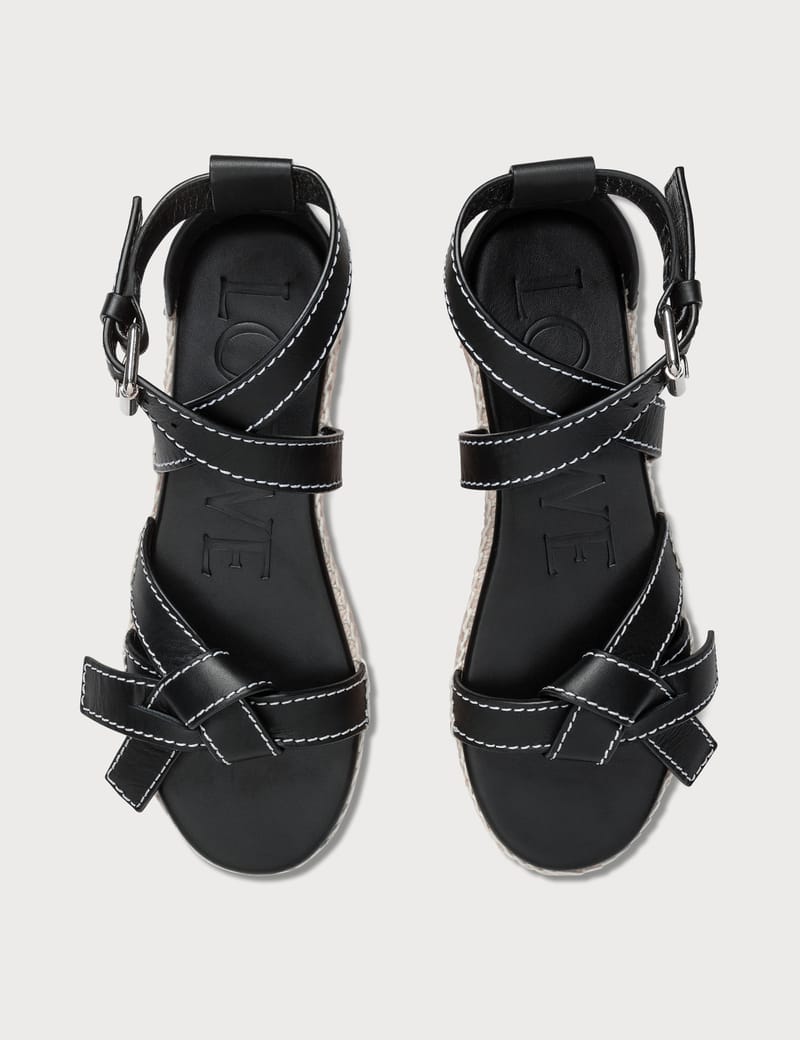 LOEWE Gate Wedge Espadrille サンダル ロエベ LOEWE GATE サンダル ウェッジソール エスパドリーユ 厚底