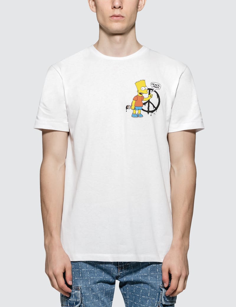 Off-White™ - Bart Peace Sign S/S Slim T-Shirt | HBX - Globally