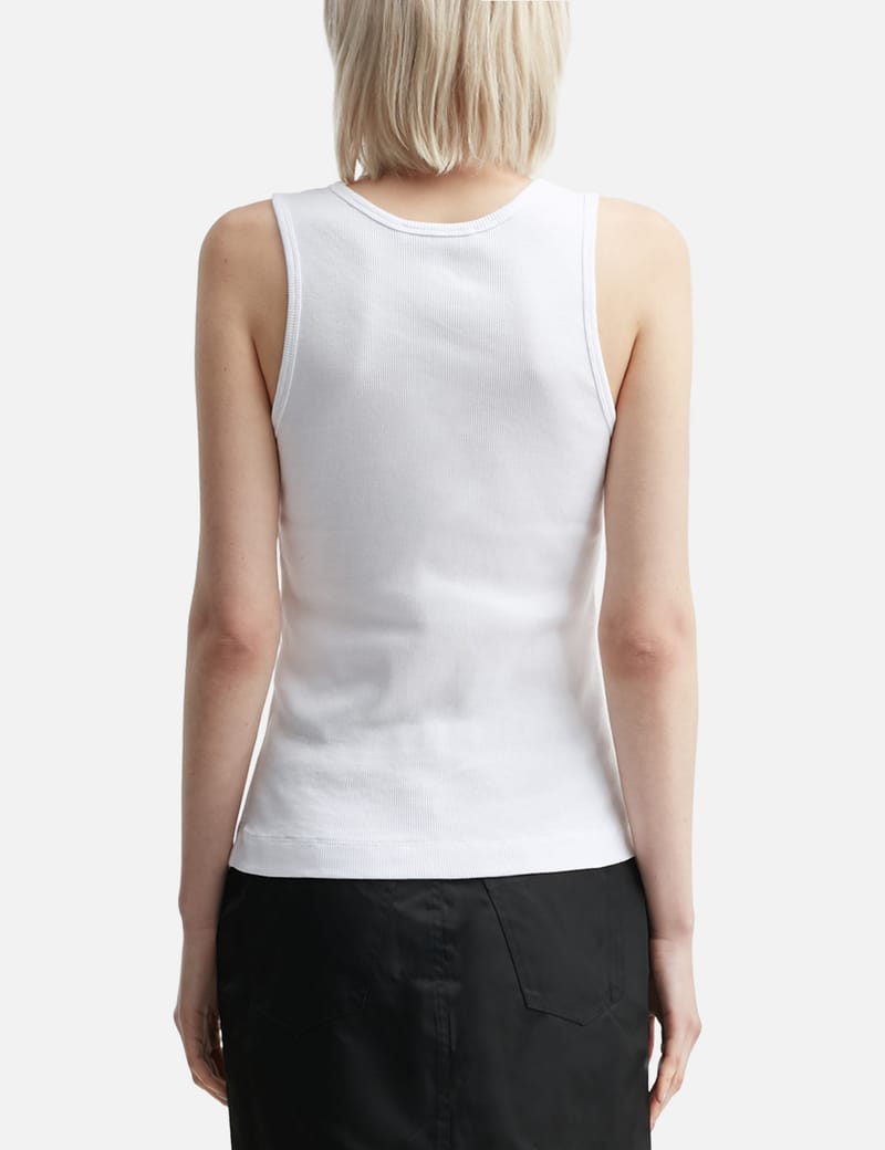 Maison Kitsuné - Baby Fox Ribbed Tank Top | HBX - Globally