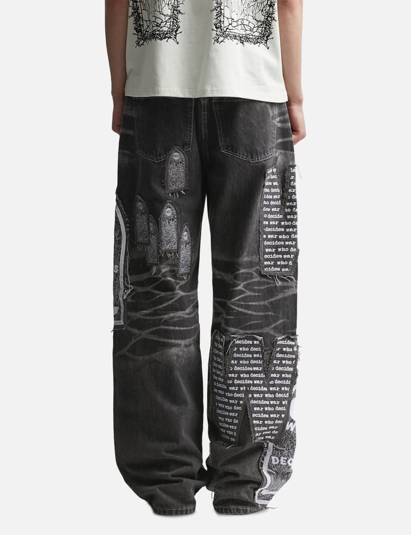 Who Decides War - Motif Patched Denim | HBX