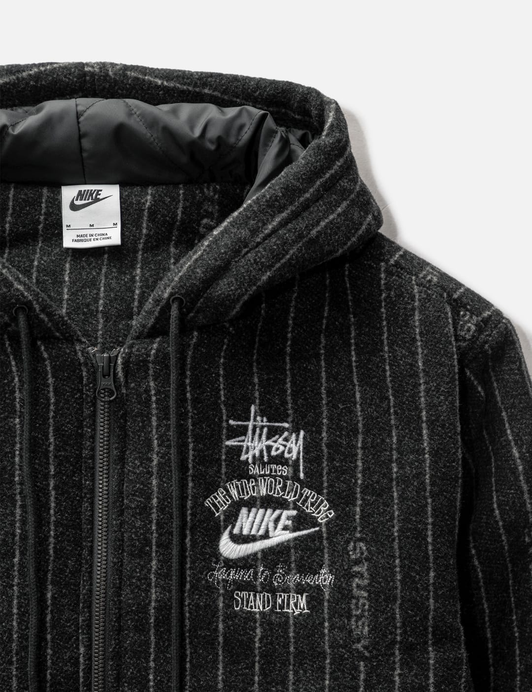 Nike - Nike x Stüssy Stripe Wool Jacket | HBX - Globally Curated 
