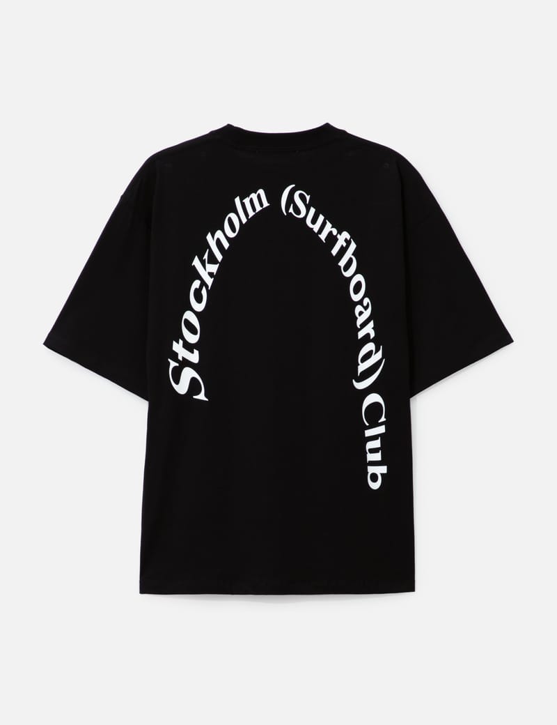 Stockholm Surfboard Club - Curve Logo Regular T-shirt | HBX