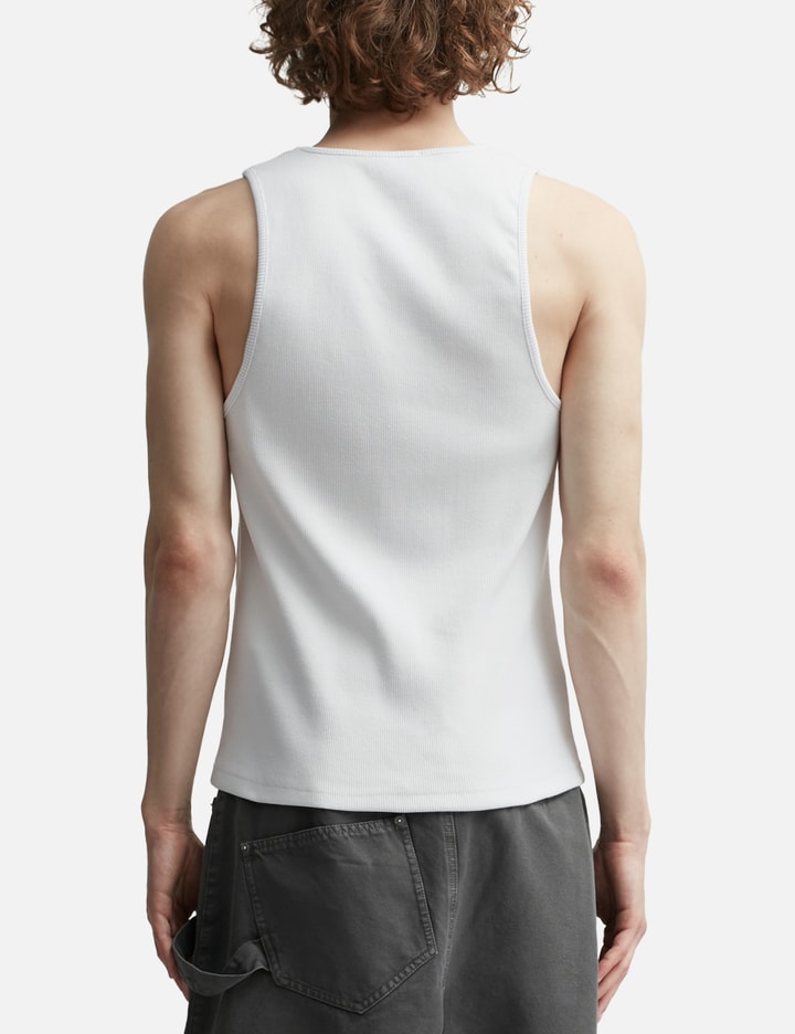 JW Anderson - TANK TOP WITH ANCHOR LOGO EMBROIDERY | HBX