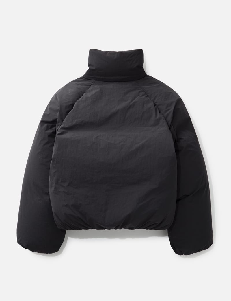 Seventh Space Coat - Oversized, cropped down coat in water