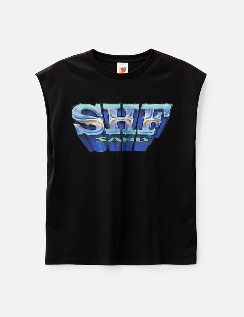 【SKY HIGH FARM WORKWEAR】SHF SAND Msize Sky High Farm Workwear - SHF SAND SLEEVELESS T-SHIRT | HBX