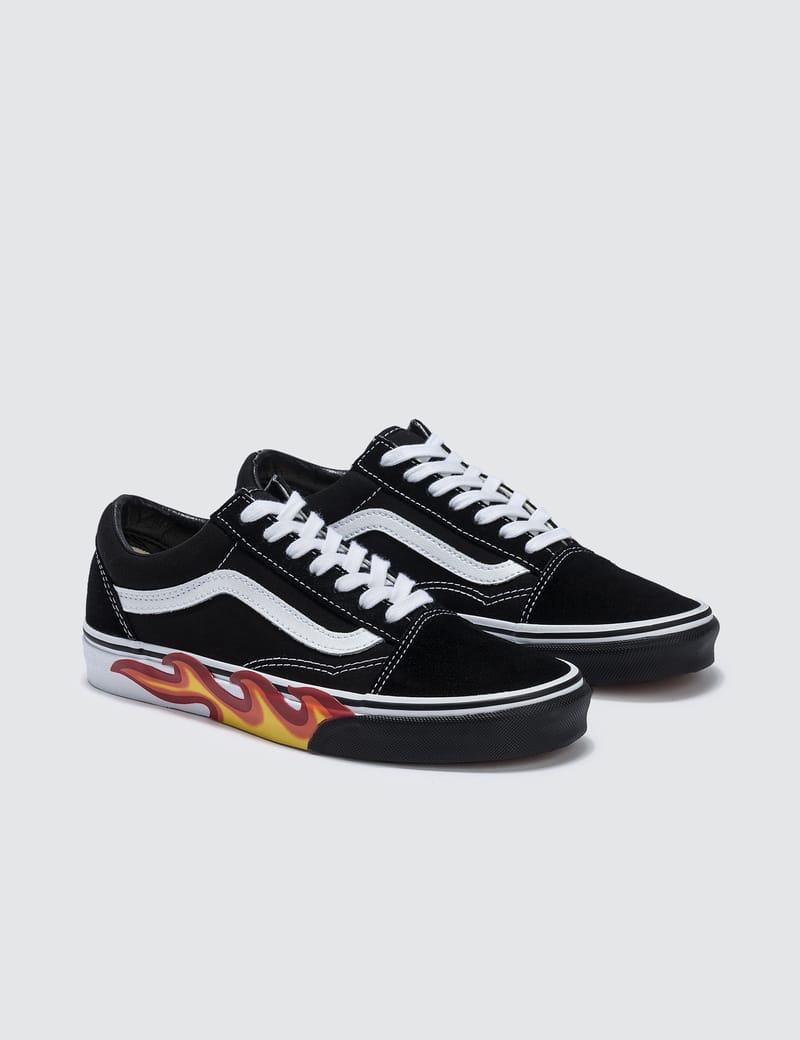 Vans flame cut shop out old skool