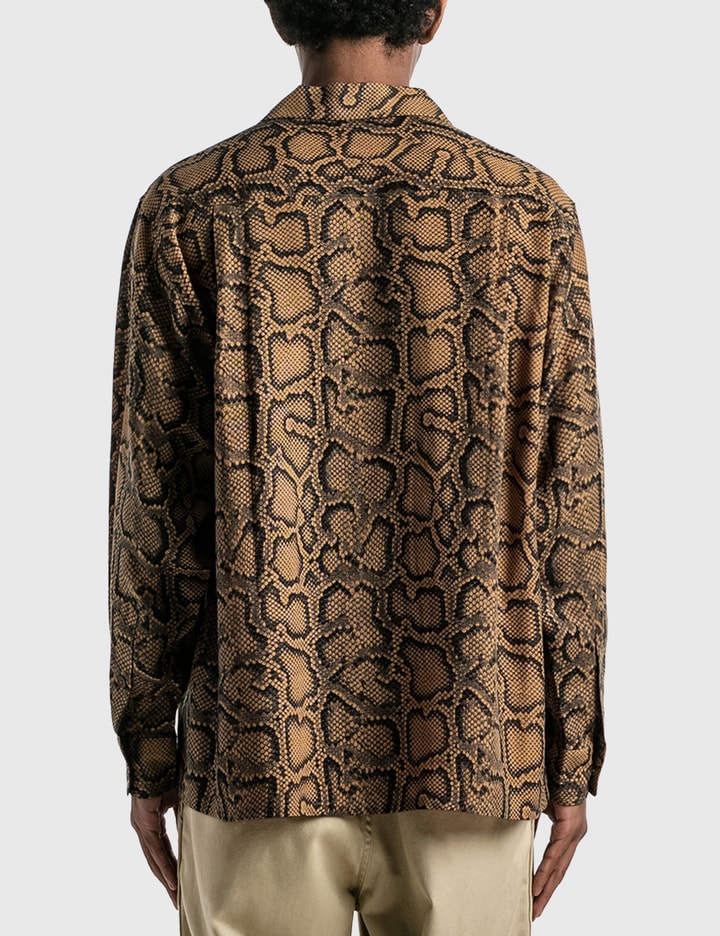 Wacko Maria - Python Open Collar Shirt | HBX - Globally Curated Fashion ...