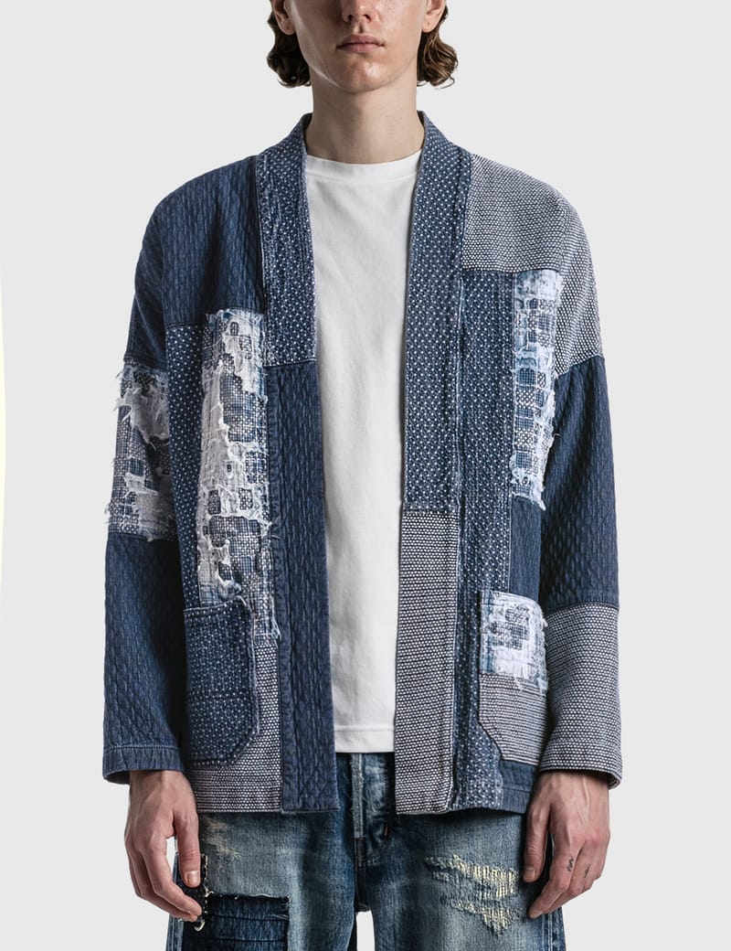 FDMTL - BORO PATCHWORK HAORI 5YR WASH | HBX - Globally FDMTL - BORO PATCHWORK HAORI 5YR WASH | HBX - Globally